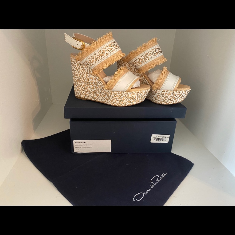 Oscar de la Renta  Wedge sandel